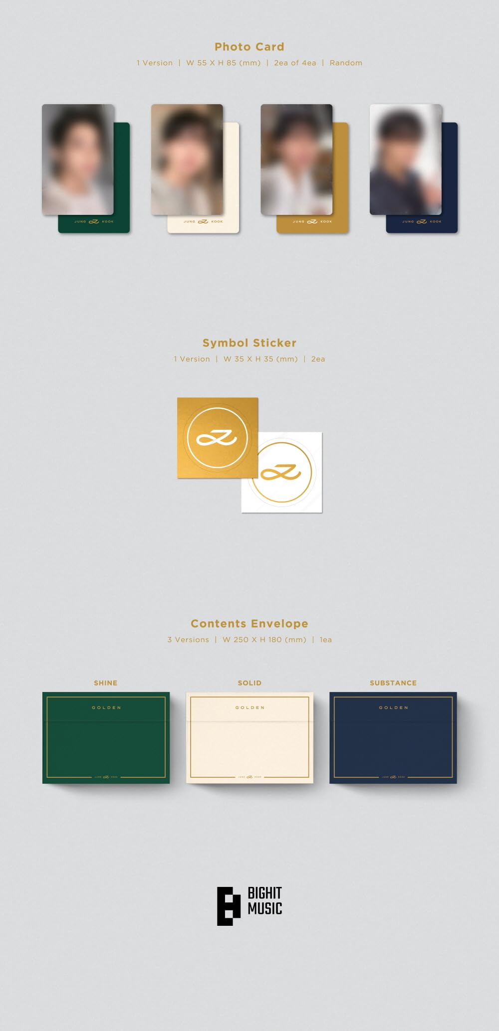 Amazon.com: Jungkook BTS - Golden Album (3 ver. Set) : CDs & Vinyl